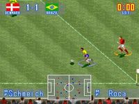 une photo d'Ã©cran de International Superstar Soccer sur Nintendo Super Nes